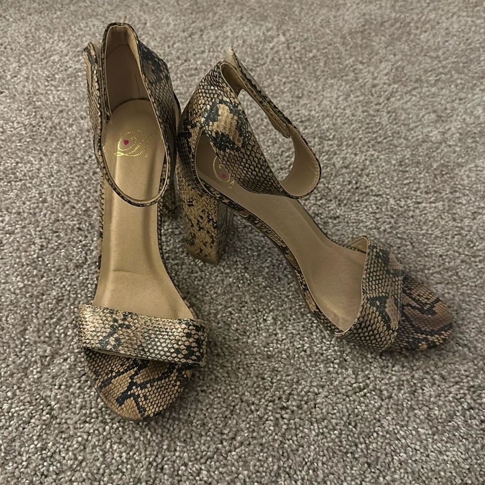 Snakeskin Heels